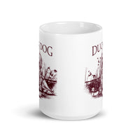 Duck Dog White glossy mug