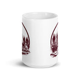 Boat Trip White glossy mug