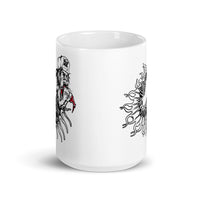 Monster Thing White glossy mug