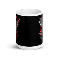 Phoenix White glossy mug