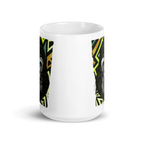 Gorilla White glossy mug