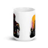 Firefighter White glossy mug