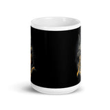 Anubus White glossy mug