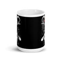 Devil Girl White glossy mug