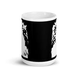 Ribcage Scan White glossy mug