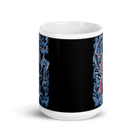 Wallstreet Wolf White glossy mug