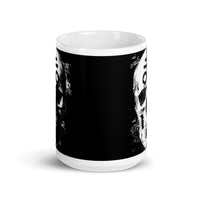 Occult Skull White glossy mug