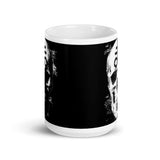 Occult Skull White glossy mug