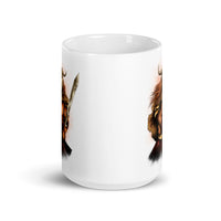 Battle For Honor White glossy mug