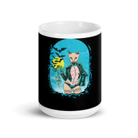 Cat Lady White glossy mug