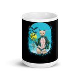 Cat Lady White glossy mug