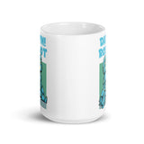 Damn Robot White glossy mug