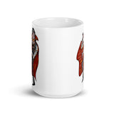 Dracula White glossy mug