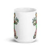 Evil Clown White glossy mug