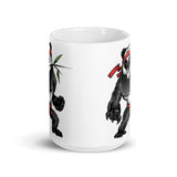 Kung Fu Panda White glossy mug