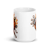 Pumpkin Hero White glossy mug