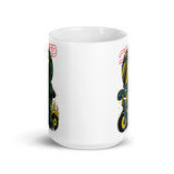 Speed White glossy mug