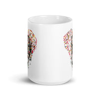 Toxic Heart White glossy mug