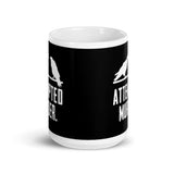 Attempted Murder White glossy mug