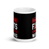 Farts Without Warning White glossy mug