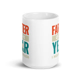 Farter of the Year (Father) White glossy mug