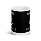 Disabled Not Unable White glossy mug