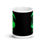 Cyberdeath White glossy mug