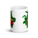 Monster Troll White glossy mug