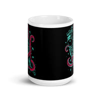 Astro Squid White glossy mug