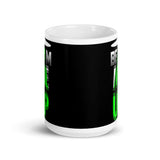 Beam Me Up (UFO) White glossy mug