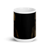 Alien Figure White glossy mug