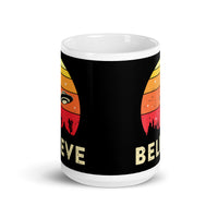 Believe (Desert) White glossy mug