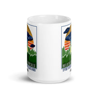 Believe in Yourself (Sasquatch) White glossy mug