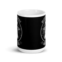 White glossy mug