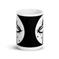 Alien UFO White glossy mug