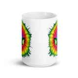 Colorful Alien White glossy mug