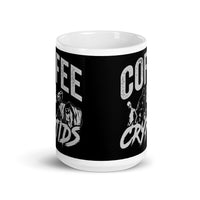 Coffee & Cryptids White glossy mug