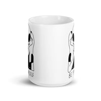 Be Yourself (Alien) White glossy mug