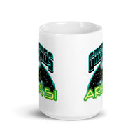 Greetings From Area 51 White glossy mug