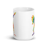 Alien Dab 1 White glossy mug