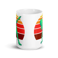 Alien Dab 2 White glossy mug