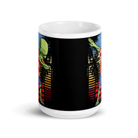 Alien Dab 4 White glossy mug