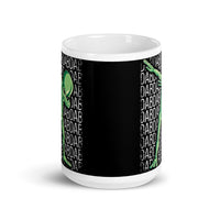 Alien Dab 7 White glossy mug