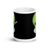 Alien Dab 8 White glossy mug