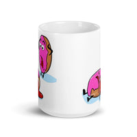 Dead Donut White glossy mug