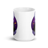 Alien DJ 2 White glossy mug