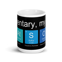 Elementary My Dear Watson White glossy mug