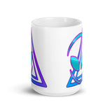 Alien Logo White glossy mug