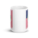 USA Alien White glossy mug