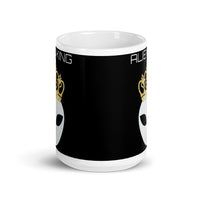 Alien King White glossy mug